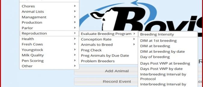 Using Bovisync Reports to Assess Potential Impact of Heat Stress on a Dairy – Coding Supplement